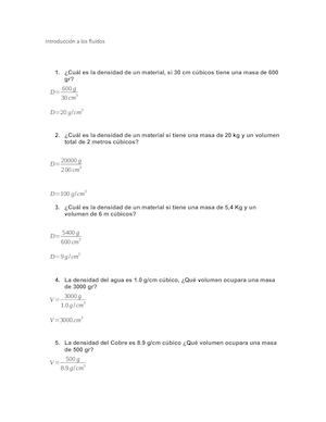 Introducción A Los Fluidos
