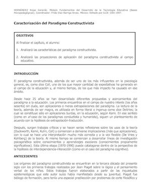 Paradigma constructivista