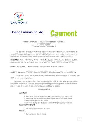 170308 Pv Conseil Municipal
