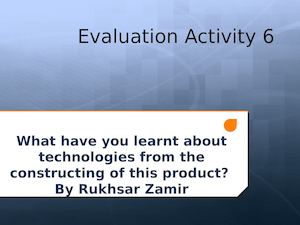 Calaméo - Evaluation Activity 6