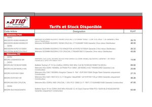 Tarifs  Atid Technology