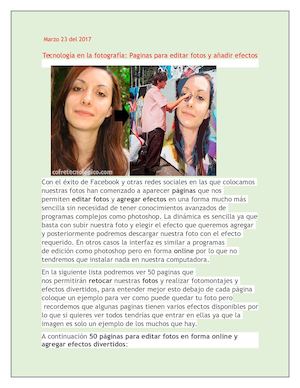 Paginas Para Editar Fotos Y Añadir Efectos Alejo 2017