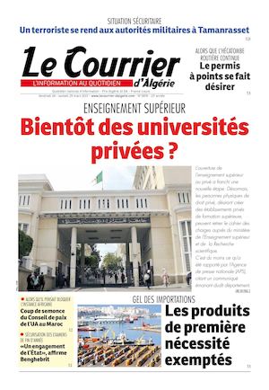 Le Courrier D'Algérie Samedi 25 Mars 2017