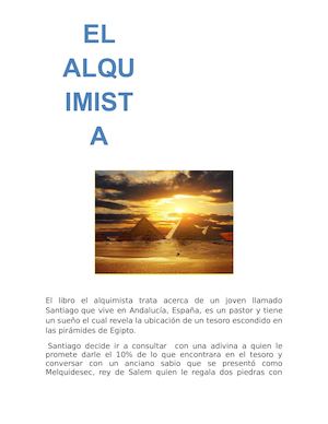 EL ALQUIMISTA