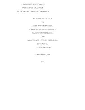 Proyecto De Aula Elaborandolo