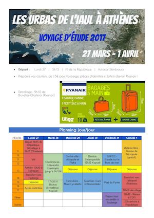 Programme Athènes