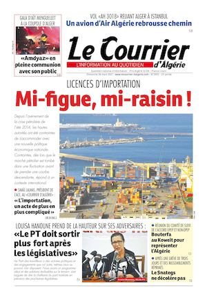 Le Courrier D'Algérie Du Dimanche 26 Mars 2017