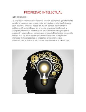 Propiedad Intelectual