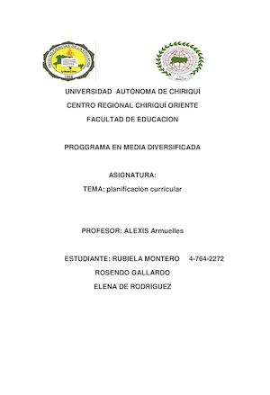 Www Planificacion Curricular