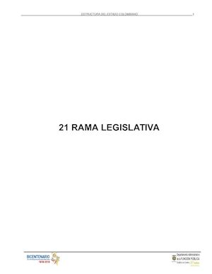 Estructura Rama Legislativa