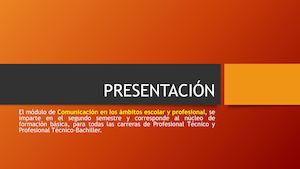 Presentación