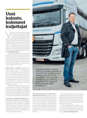 T17 Magazine Adams Logistics