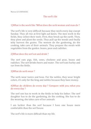 Epi The Serfs Life Marius