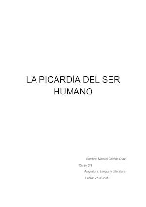 Texto Expositivo Lazarillo