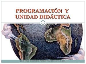 Programación Y Unidad Didáctica LOMCE
