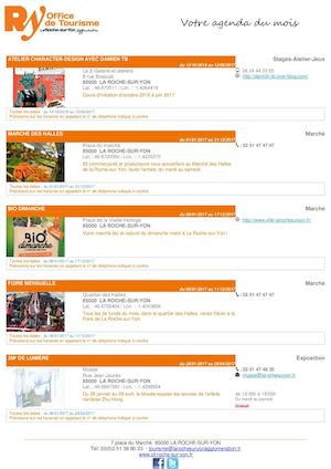 Agenda Du 1er Avril Au 30 Avril