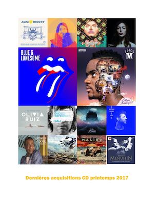 Nouveautés musique printemps 2017
