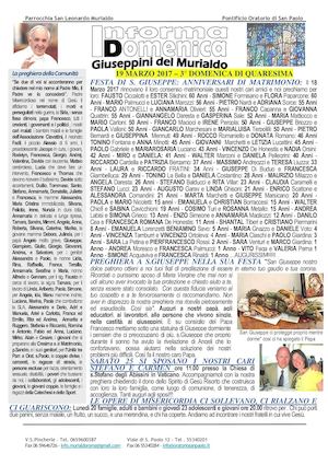 Info Domenica 2017-03-19@Roma Parrocchia