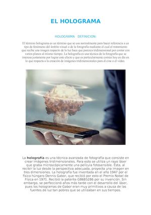 El Holograma