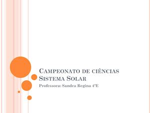 Campeonato De Ciências
