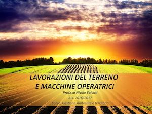 Lavorazioni E Macchine Operatrici