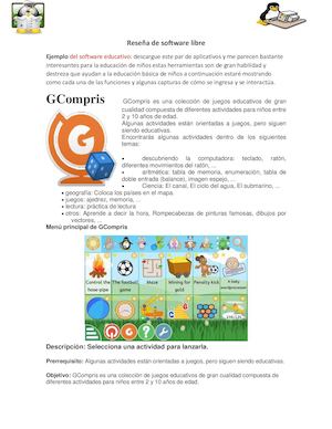Reseña De Software Libre