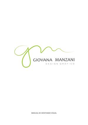 Manual De Idetidade Giovana Manzani