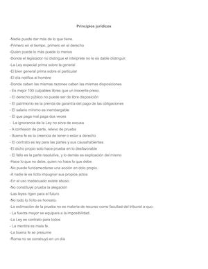 PRINCIPIOS - FUNDAMENTOS DE DERECHO