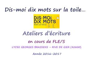 Dis Moi Dix Mots Sur La Toile