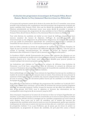 Evaluation Des Programmes Ff Bh Mlp Em Jlm Ifrap 2017 2022 2027