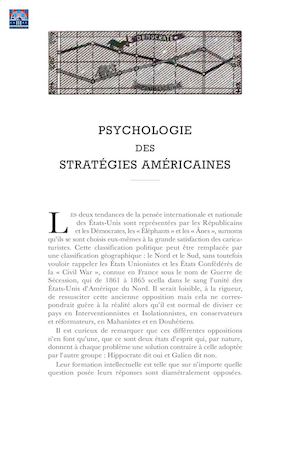 Hoplite - Psychologie des stratégies américaines (mars 1954)