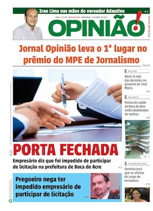 OPINIÃO DE BOCA DO ACRE - EDIÇÃO 267