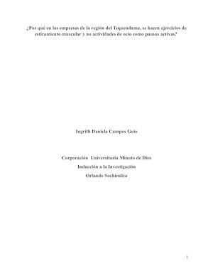 Proyecto Pausas Activas
