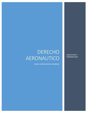 Definiciones Derecho Aeronáutico