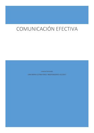 Clase 1 Comunicación Afectiva