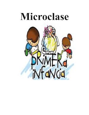 MICRO CLASE, SEMINARIO DE INFANCIA