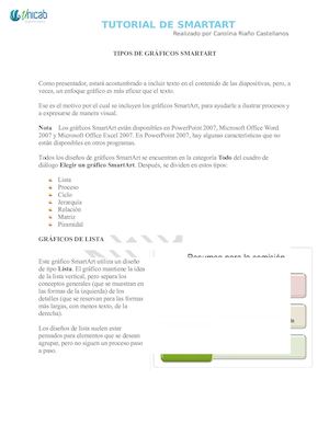 Tipos De Gráficos Smartart