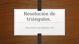 Resolución De Triángulos