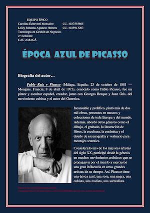 ÉPoca Azul De Picasso