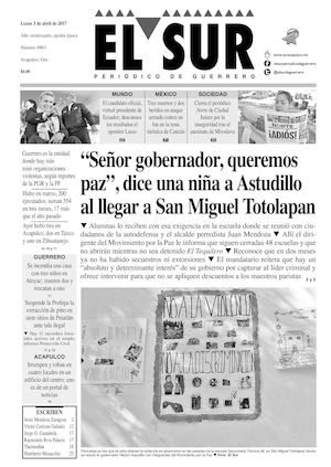 El Sur Lunes 03042017
