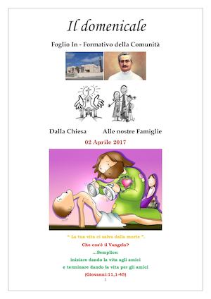 Il Domenicale 5 Quinta Di Quaresima Anno A