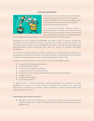 Comercio Electrónico Vs Comercio Tradicional