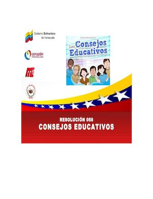Resolución Nº 058 Sobre El Consejo Educativo