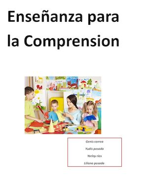 Enseñanza Para La Comprension