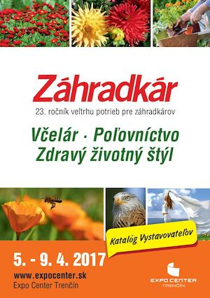 Katalóg vystavovateľov Záhradkár 2017