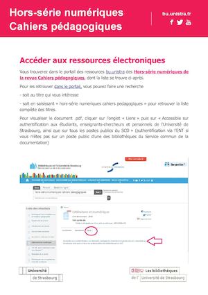 Cahiers pédagogiques Hors-série numériques