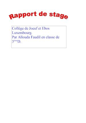 Collège De Joeuf Et Ebos Luxembourg