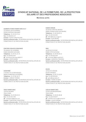 Annuaire Adhérents Snfpsa 04 04 2016
