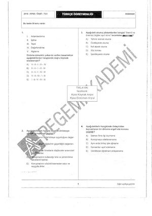 Pegem 2016 OABT 1 Turkce