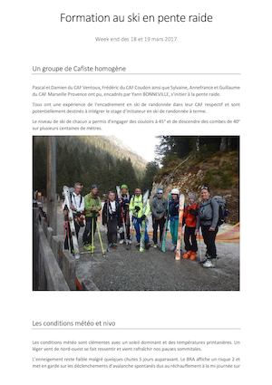 Cr Stage Pente Raide